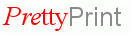 setvar(logo, size(&prettyprint;, 20))
setvar(liste, seq(65*(1 - cos(m*pi)), m, 0, 1, 0.04))
setvar(res, pretty_foreach(liste, a, b,
    setvar(img, newimage(130, 32, 255, 255, 255))
    setvar(img, imagecopy(img, logo, -b, 0))
    setvar(img, imagecopy(img, logo, 130 - b, 0))

    pretty_return(img)
))

pretty_return(make_animation(res, 0.06))