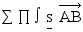size(&sum; &prod; &int;,11) (s/) (/>AB)